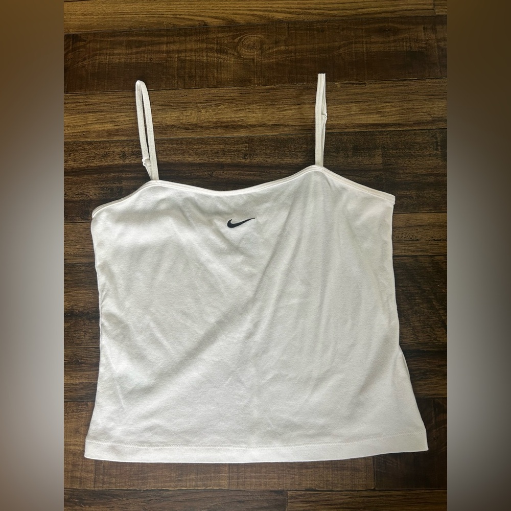 Nike Women's White Camisole/Tank Top Size Large